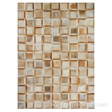 luxury designer Living Room cowhide patchwork rugs carpet